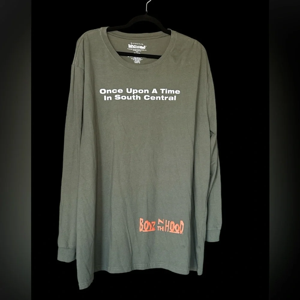 ☑️Bioworld Olive Boyz N The Hood Tee